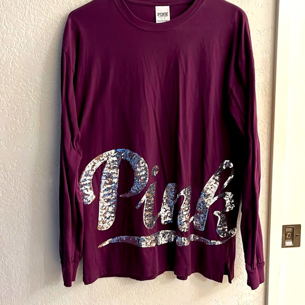 Victoria secret PINK size small long sleeve tee